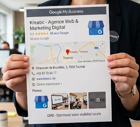 Fiche Google Business Profile de KREATIC