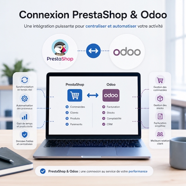 Connexion PrestaShop et Odoo à Lille par KREATIC