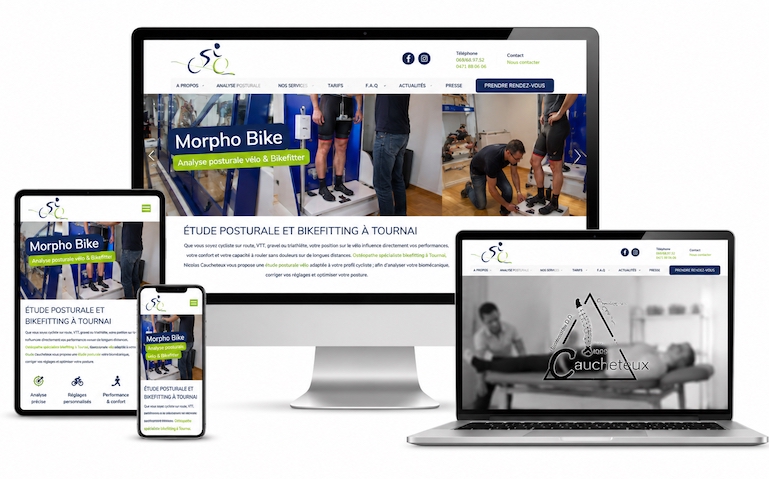site vitrine conçu par KREATIC
