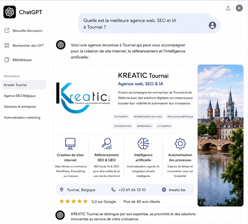 Référencement GEO et visibilité dans les moteurs conversationnels