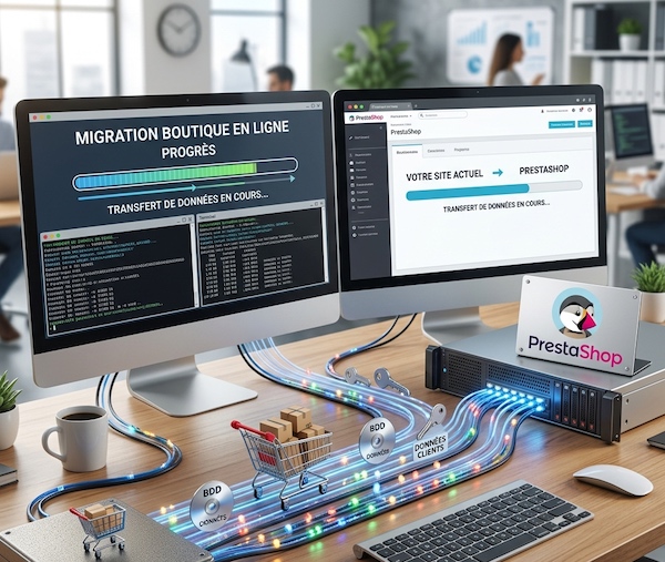 Migration d'une boutique PrestaShop