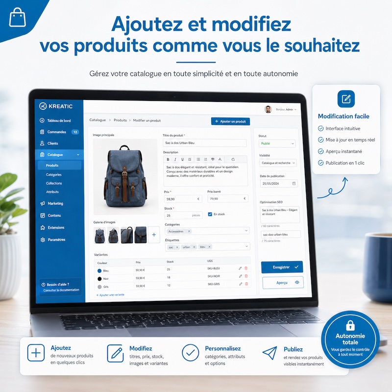 modification site internet lille