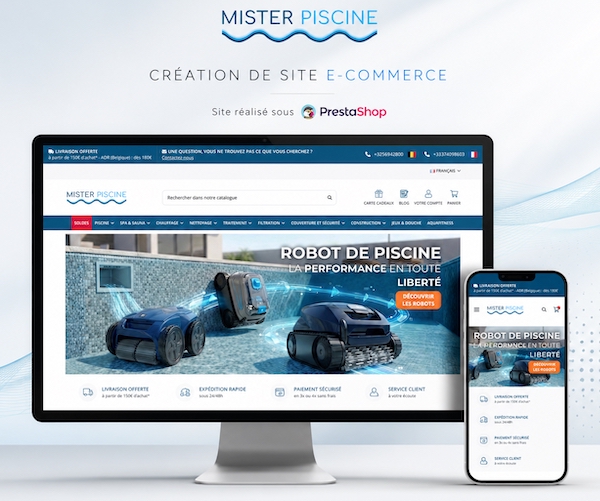 Création de site e-commerce prestashop
