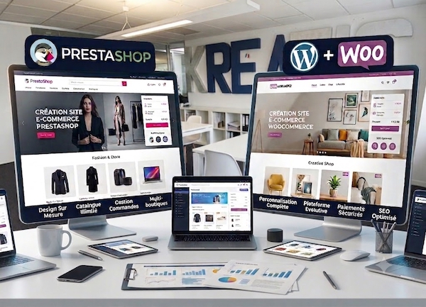 Création de site e-commerce à Lille par KREATIC